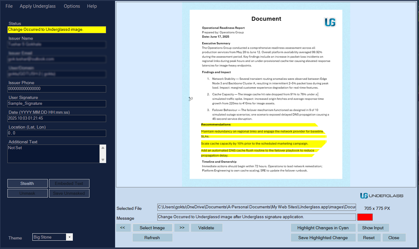 Security verification
